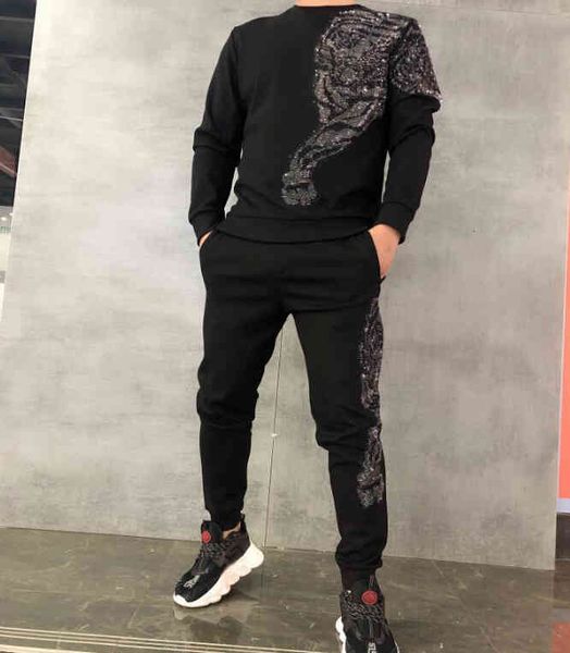 men's tracksuits casual male autumn training set sweatpants fashion pocket jackets men's sets, Gray
men's tracksuits casual male autumn training set sweatpants fashion pocket jackets men's sets, Gray