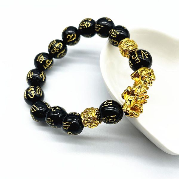 beaded, strands fashion men 12mm decorative pattern acrylic beads elastic bracelet diy jewelry, Black
beaded, strands fashion men 12mm decorative pattern acrylic beads elastic bracelet diy jewelry, Black