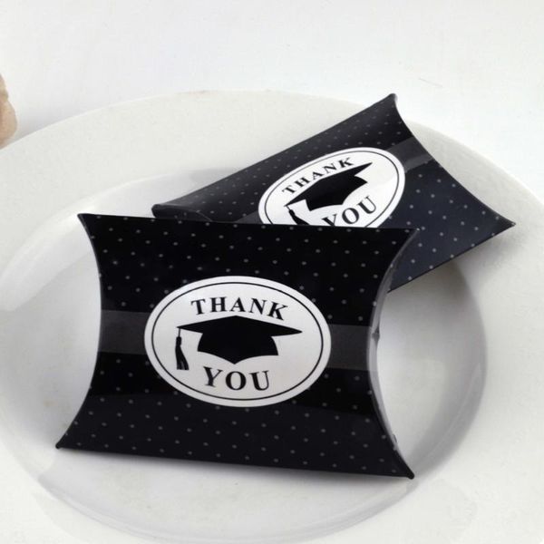 gift wrap 10 pcs thank you black graduation bachelor cap boxes sweets pillow candy favors party supplies - 9x6
gift wrap 10 pcs thank you black graduation bachelor cap boxes sweets pillow candy favors party supplies - 9x6