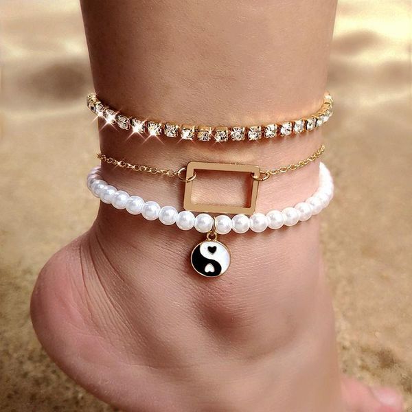 anklets bohemian enamel yin yang gossip anklet for women multi-layer crystal tennis chain bracelet barefoot beach jewelry gifts, Red;blue
anklets bohemian enamel yin yang gossip anklet for women multi-layer crystal tennis chain bracelet barefoot beach jewelry gifts, Red;blue