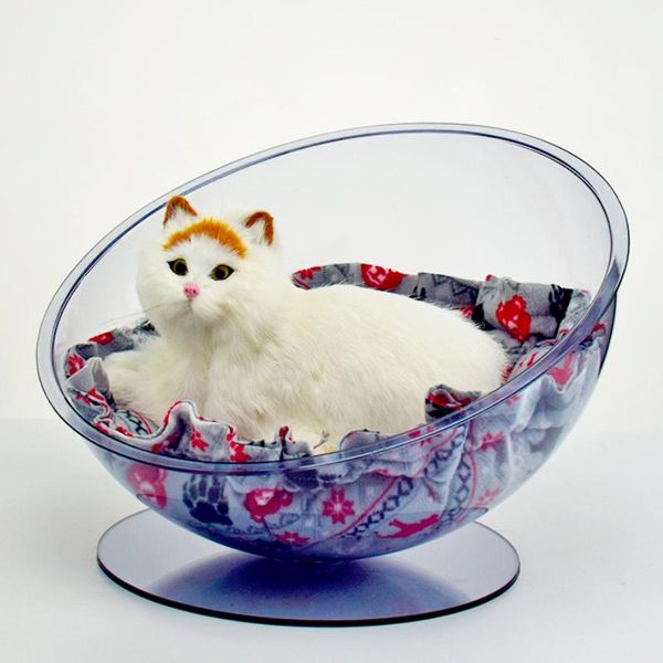 cat beds & furniture durable pet nest bed space hemispherical transparent house sleeping mat supplies
cat beds & furniture durable pet nest bed space hemispherical transparent house sleeping mat supplies