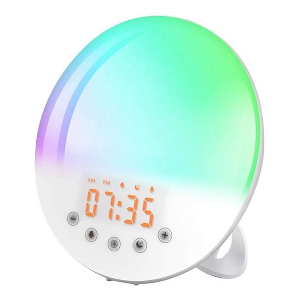 sunrise alarm clock wake up light, smart wifi sunset simulation digital led supports app control fm radio us plug other clocks & accessories
sunrise alarm clock wake up light, smart wifi sunset simulation digital led supports app control fm radio us plug other clocks & accessories