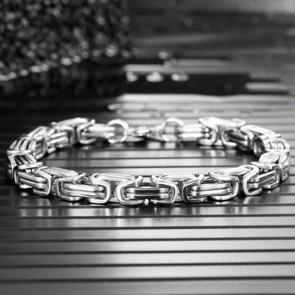 charm bracelets fashion 2021 jewelry stainless steel chain link punk rock pulseira masculina byzantine, Golden;silver
charm bracelets fashion 2021 jewelry stainless steel chain link punk rock pulseira masculina byzantine, Golden;silver