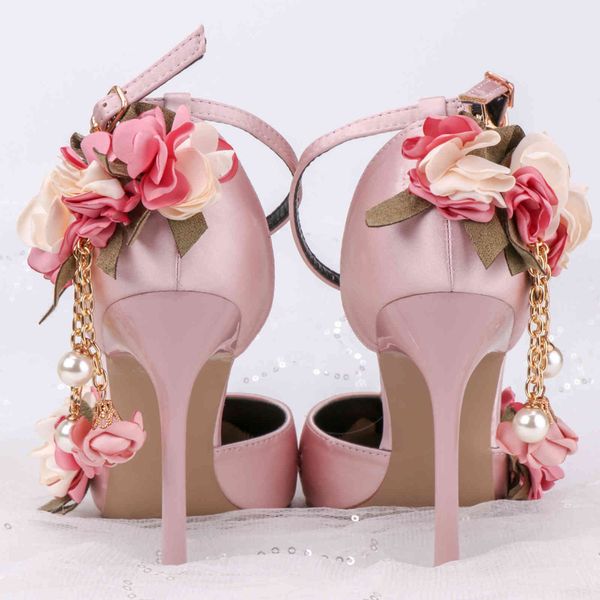 dress shoes pink sandals flowers bride wedding party tv program 10cm high heels large size plus number satin female beautiful n93q, Black 
dress shoes pink sandals flowers bride wedding party tv program 10cm high heels large size plus number satin female beautiful n93q, Black