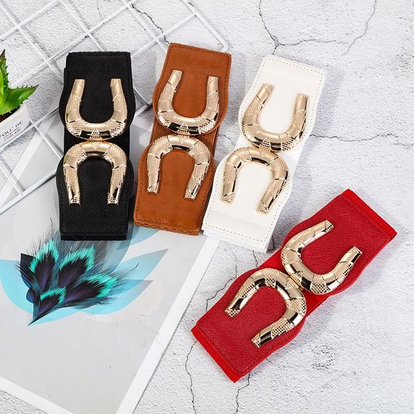 belts fashion metal buckle ladies elastic wide waistband decoration dress belt for woman women, Black;brown
belts fashion metal buckle ladies elastic wide waistband decoration dress belt for woman women, Black;brown
