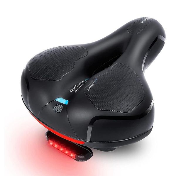 bike saddles seat - waterproof comfortable bicycle saddle ,soft wide memory foam gel cushion with taillight
bike saddles seat - waterproof comfortable bicycle saddle ,soft wide memory foam gel cushion with taillight