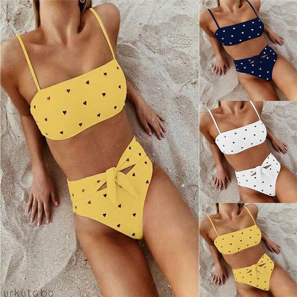fashion casual slim print swimwear women heart-shaped bikini swimsuit high waist bow push-up bra summer clothes one-piece suits
fashion casual slim print swimwear women heart-shaped bikini swimsuit high waist bow push-up bra summer clothes one-piece suits