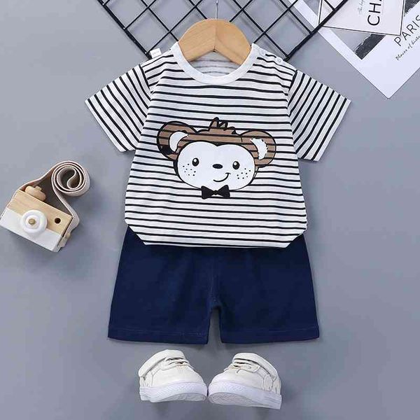 2021 summer new children's sleeve suit pure cotton boys and girls' short t-shirt two piece pajamas, White
2021 summer new children's sleeve suit pure cotton boys and girls' short t-shirt two piece pajamas, White