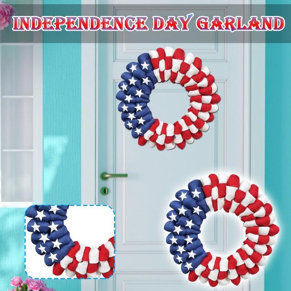 decorative flowers & wreaths american patriotic wreath decoration united states independence day garland party favors
decorative flowers & wreaths american patriotic wreath decoration united states independence day garland party favors