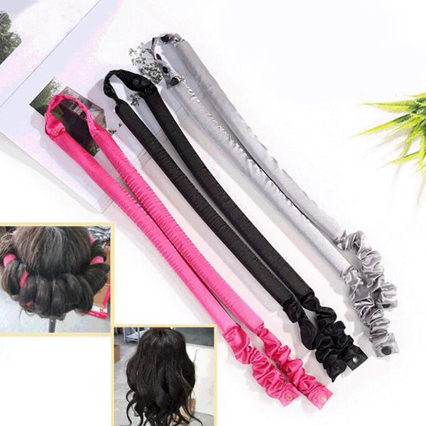 flexible hair curling rod sleeping rollers reusable heatless curler magic wave styling tools straighteners, Black
flexible hair curling rod sleeping rollers reusable heatless curler magic wave styling tools straighteners, Black