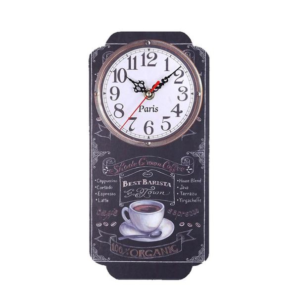 wooden clock european style creative square wall household bedroom hanging bar decor without battery - 1# clocks
wooden clock european style creative square wall household bedroom hanging bar decor without battery - 1# clocks