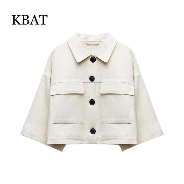 women's jackets kbat 2021 solid color jacket lapel knitted loose temperament short women autumn coat cotton streetwear, Black;brown
women's jackets kbat 2021 solid color jacket lapel knitted loose temperament short women autumn coat cotton streetwear, Black;brown