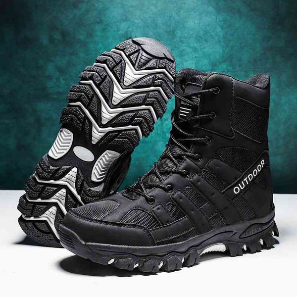 breathable desert boots men tactical military combat man trekking camping outdoor autumn winter light hiking shoes, Black
breathable desert boots men tactical military combat man trekking camping outdoor autumn winter light hiking shoes, Black