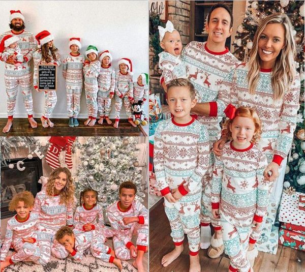 family matching outfits mother kids & baby's pajamas sets christmas deers print father mommy and me clothes +pants, Blue
family matching outfits mother kids & baby's pajamas sets christmas deers print father mommy and me clothes +pants, Blue