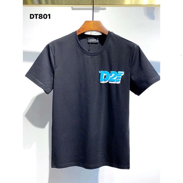 2021 summer loose d2 printed short sleeve round neck fashion t-shirt for men and women, White;black
2021 summer loose d2 printed short sleeve round neck fashion t-shirt for men and women, White;black