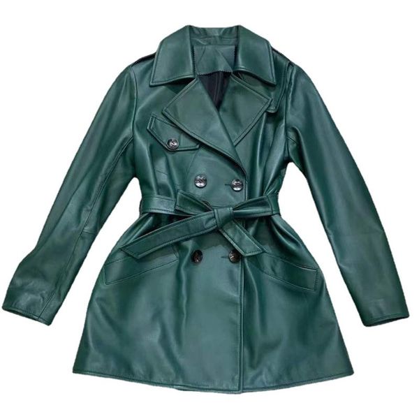 women's leather & faux real fur coat genuine jacket autumn winter women clothes 2021 korean vintage windbreaker jaqueta feminina, Black
women's leather & faux real fur coat genuine jacket autumn winter women clothes 2021 korean vintage windbreaker jaqueta feminina, Black
