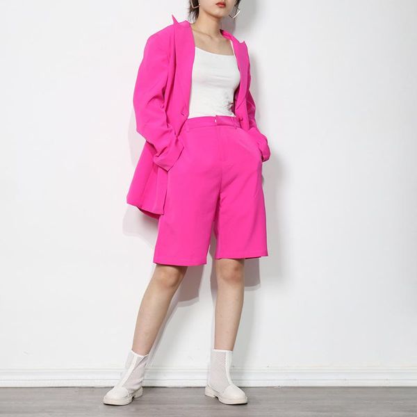 women's two piece pants 2021 women two-piece set satin rose red vintage office lady single button blazer female elastic high waist suit, White
women's two piece pants 2021 women two-piece set satin rose red vintage office lady single button blazer female elastic high waist suit, White