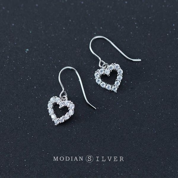 clear cz luxury hearts dangle earrings with charm for women genuine 925 sterling silver wedding statement jewelry 210707
clear cz luxury hearts dangle earrings with charm for women genuine 925 sterling silver wedding statement jewelry 210707