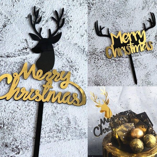 other festive & party supplies creative products black gold antlers elk merry christmas acrylic cake card decoration
other festive & party supplies creative products black gold antlers elk merry christmas acrylic cake card decoration