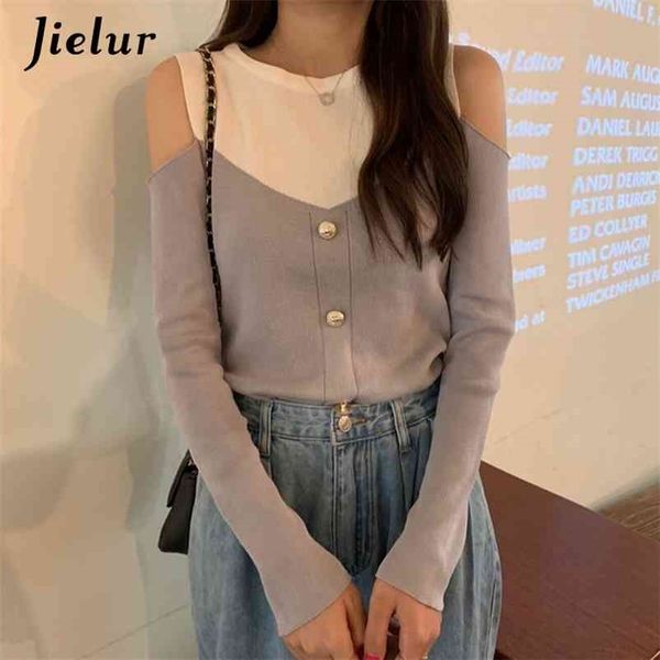 sweater women hollow out autumn winter o-neckbasic pull femme chic slim pullovers jumper soft patchwork knitted sweaters 210426, White;black
sweater women hollow out autumn winter o-neckbasic pull femme chic slim pullovers jumper soft patchwork knitted sweaters 210426, White;black