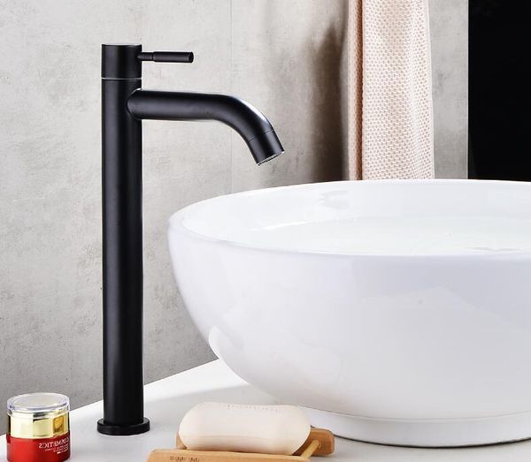 bathroom sink faucets black 304 stainless steel material single cold faucet handle basin
bathroom sink faucets black 304 stainless steel material single cold faucet handle basin