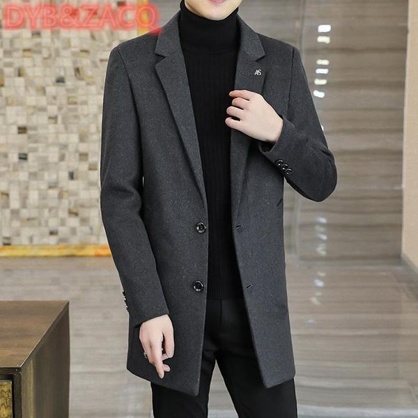 men's wool & blends autumn and winter style woolen trench coat for men slim mid-length overcoat men, in 2021 m-4xl, Black
men's wool & blends autumn and winter style woolen trench coat for men slim mid-length overcoat men, in 2021 m-4xl, Black