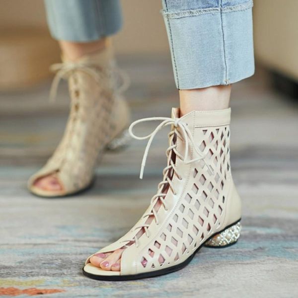 boots ochanmeb fashion hollow cut out peep open toe summer woman cross tied beige nude crystal rhinestone pearl heels shoes, Black
boots ochanmeb fashion hollow cut out peep open toe summer woman cross tied beige nude crystal rhinestone pearl heels shoes, Black