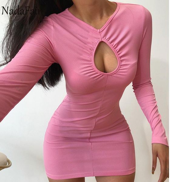 casual dresses nadafair hollow out bodycon mini dress pink ribbe knitted sheath women solid long sleeve autumn party club night, Black;gray
casual dresses nadafair hollow out bodycon mini dress pink ribbe knitted sheath women solid long sleeve autumn party club night, Black;gray