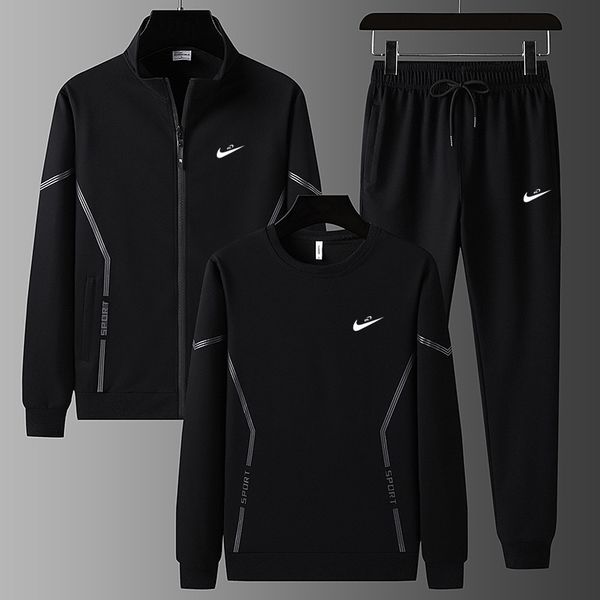 menswear 2021 autumn sports men's leisure suit youth fashion brand loose coat pants three piece set, Gray
menswear 2021 autumn sports men's leisure suit youth fashion brand loose coat pants three piece set, Gray