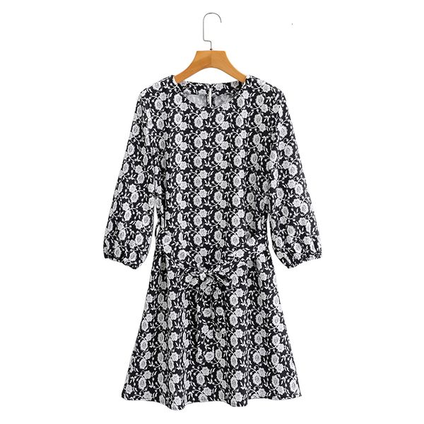 casual dresses women vintage flower print dress o-neck long sleeve lace up slim waist chic party mujer hhec, Black;gray
casual dresses women vintage flower print dress o-neck long sleeve lace up slim waist chic party mujer hhec, Black;gray