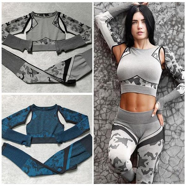 yoga outfit set women seamless fitness clothing sport long sleeves camouflage gym high waist leggings workout sports suits
yoga outfit set women seamless fitness clothing sport long sleeves camouflage gym high waist leggings workout sports suits