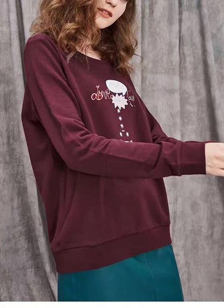 women's hoodies & sweatshirts 7evening stylish burgundy long sleeve o neck print sweatshirt - female 2021 estest pullover top, Black
women's hoodies & sweatshirts 7evening stylish burgundy long sleeve o neck print sweatshirt - female 2021 estest pullover top, Black