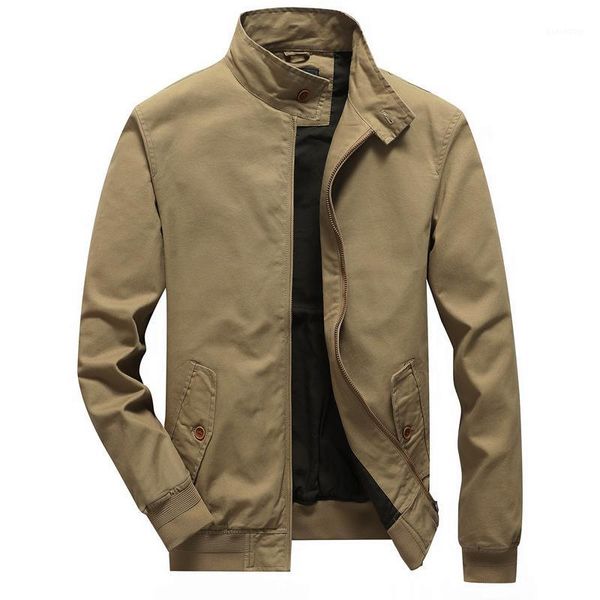 men's jackets casual jacket 2021 fashion spring and autumn solid color slim stand collar cotton1, Black;brown
men's jackets casual jacket 2021 fashion spring and autumn solid color slim stand collar cotton1, Black;brown