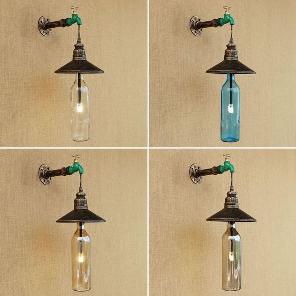 wall lamps american glass bottle lamp retro country loft style led industrial vintage iron light for bar cafe home lighting
wall lamps american glass bottle lamp retro country loft style led industrial vintage iron light for bar cafe home lighting