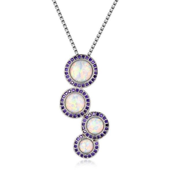pendant necklaces fashion trendy round white opals necklace women blue crystal circle chain boho choker jewelry charms bijoux, Silver
pendant necklaces fashion trendy round white opals necklace women blue crystal circle chain boho choker jewelry charms bijoux, Silver