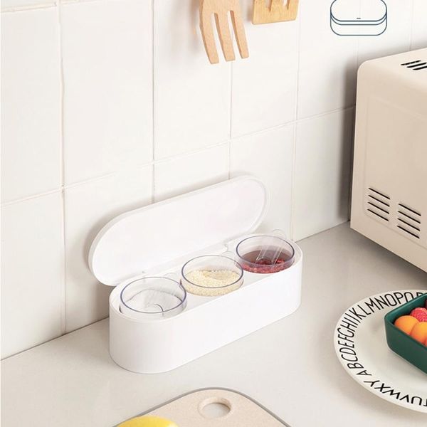 storage bottles & jars 652a oval shape kitchen plastic seasoning box spice condiment sugar salt container with spoons
storage bottles & jars 652a oval shape kitchen plastic seasoning box spice condiment sugar salt container with spoons