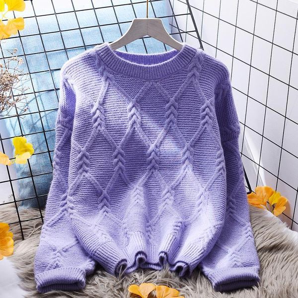 women's sweaters 2021 women autumn winter long sleeves o-neck jumper knitted female fashion thick loose casual streetwear pullovers z23, White;black
women's sweaters 2021 women autumn winter long sleeves o-neck jumper knitted female fashion thick loose casual streetwear pullovers z23, White;black