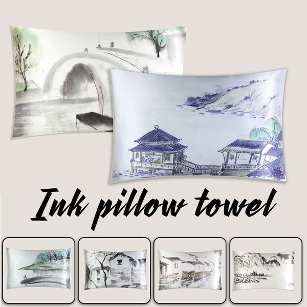 1pcs 50*80cm soft 100% mulberry silk pillowcase retro chinese ink scenic pillow case personality beautiful scenery
1pcs 50*80cm soft 100% mulberry silk pillowcase retro chinese ink scenic pillow case personality beautiful scenery