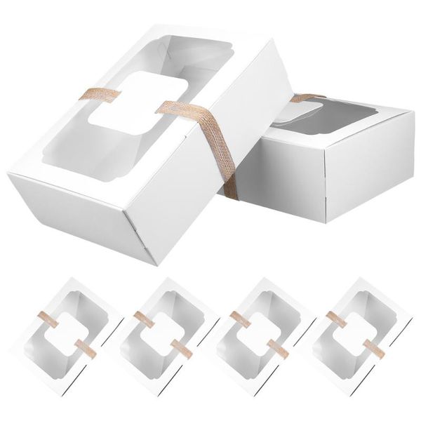 gift wrap amosfun 6 sets kraft paper cake storage box dessert packing wrapping with cards rope transparent window
gift wrap amosfun 6 sets kraft paper cake storage box dessert packing wrapping with cards rope transparent window