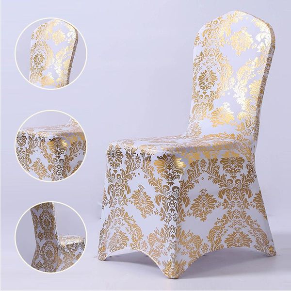 chair covers 50/100pcs/lot bronzing gold printing floral cover elastic protector for wedding party banquet restaurant el decor
chair covers 50/100pcs/lot bronzing gold printing floral cover elastic protector for wedding party banquet restaurant el decor