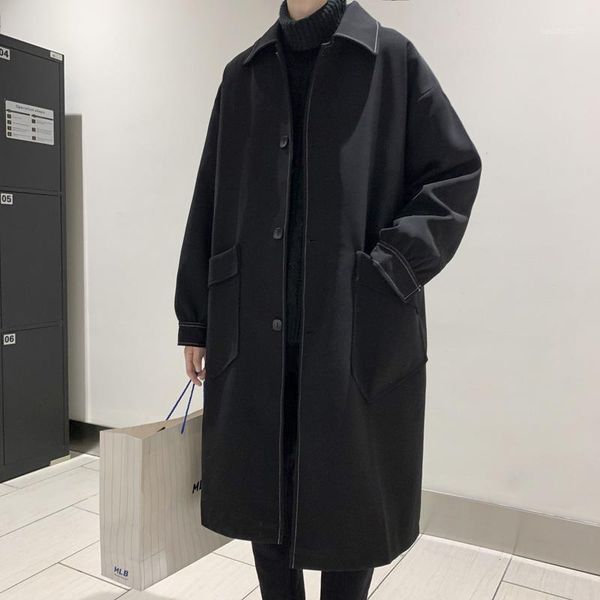 men's trench coats 2021 autumn fashion mens business jacket men long black windbreaker jackets overcoat male casual outwear coat y31, Tan;black
men's trench coats 2021 autumn fashion mens business jacket men long black windbreaker jackets overcoat male casual outwear coat y31, Tan;black