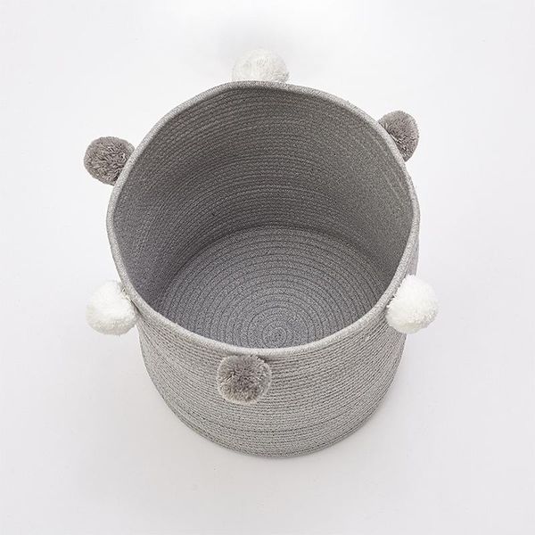 cute poms storage basket - premium cylindric burlap canvas round laundry toy bin, room decor hamper organizer bags
cute poms storage basket - premium cylindric burlap canvas round laundry toy bin, room decor hamper organizer bags