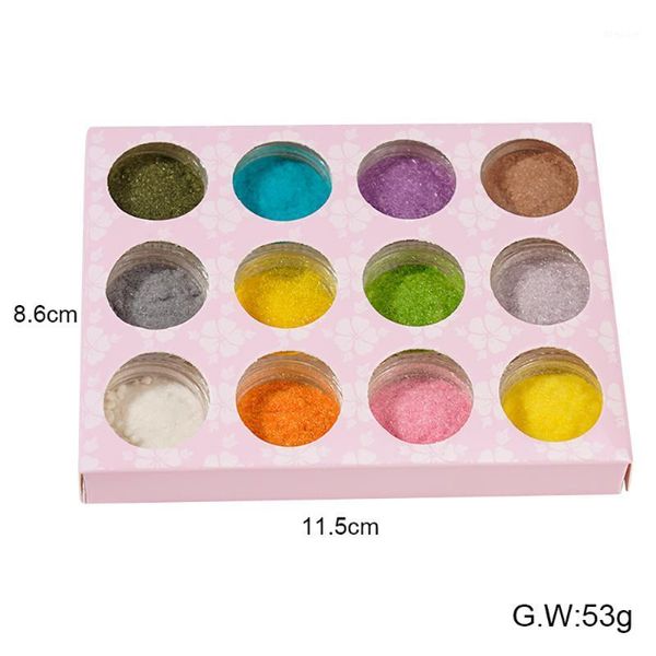 12pcs/box candy color nail plush powder exquisite cute girls shiny neon pigment flocking velvet sugar diy decoration1, Silver;gold
12pcs/box candy color nail plush powder exquisite cute girls shiny neon pigment flocking velvet sugar diy decoration1, Silver;gold