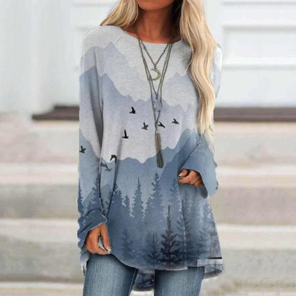 women's t-shirt vintage 3d landscape printing t shirt women long sleeve loose plus size casual o-neck ladies streetwear tee spring 202, White
women's t-shirt vintage 3d landscape printing t shirt women long sleeve loose plus size casual o-neck ladies streetwear tee spring 202, White