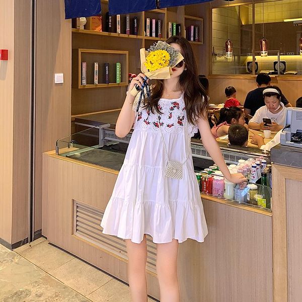 summer princess dress sweet petal sleeveless floral embroidered lace patchwork maternity chiffon pregnancy ruffles dresses, White
summer princess dress sweet petal sleeveless floral embroidered lace patchwork maternity chiffon pregnancy ruffles dresses, White