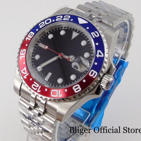 wristwatches bliger red second hand japan 24 jewels nh35a movement sub self winding men watch jubilee steel bracelet alloy slope insert, Slivery;brown
wristwatches bliger red second hand japan 24 jewels nh35a movement sub self winding men watch jubilee steel bracelet alloy slope insert, Slivery;brown