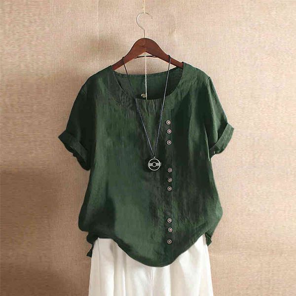 women's polos woman clothing summer office lady big size tunic cotton linen baggy blouse casual short sleeve print shirt 9p55, White
women's polos woman clothing summer office lady big size tunic cotton linen baggy blouse casual short sleeve print shirt 9p55, White