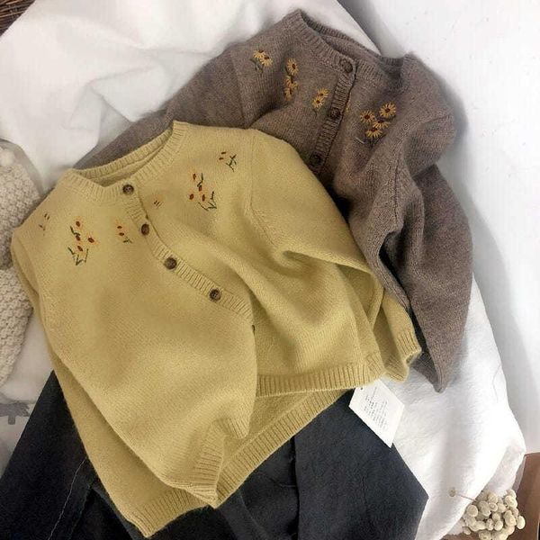 retro fashion korean embroidered knitted cardigan spring and autumn children's single-breasted sweater pullover, Blue
retro fashion korean embroidered knitted cardigan spring and autumn children's single-breasted sweater pullover, Blue
