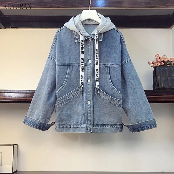 hooded denim jacket women spring autumn fahion single breasted pocket vintage streetwear plus size jeans coat female outerwear women's, Black;brown
hooded denim jacket women spring autumn fahion single breasted pocket vintage streetwear plus size jeans coat female outerwear women's, Black;brown