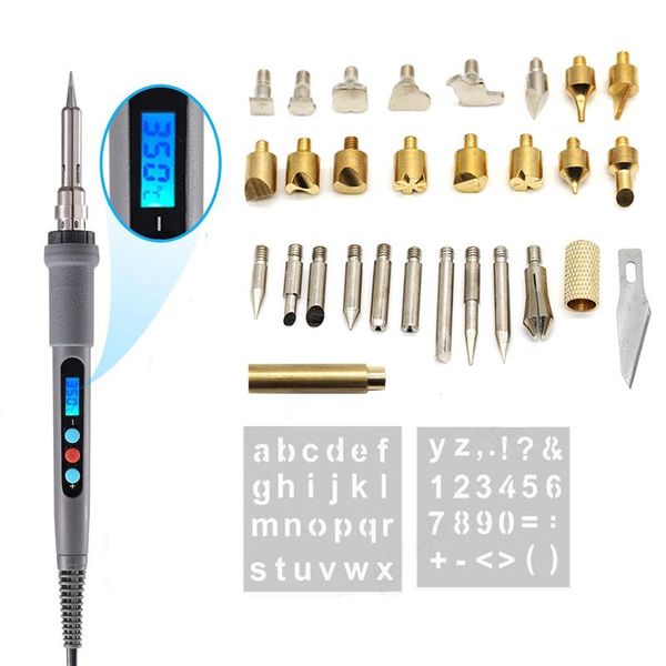 hand & power tool accessories 60w ac220-240v digital display wood burning soldering irons crafts tools pyrography pen machine kit set eu plu
hand & power tool accessories 60w ac220-240v digital display wood burning soldering irons crafts tools pyrography pen machine kit set eu plu